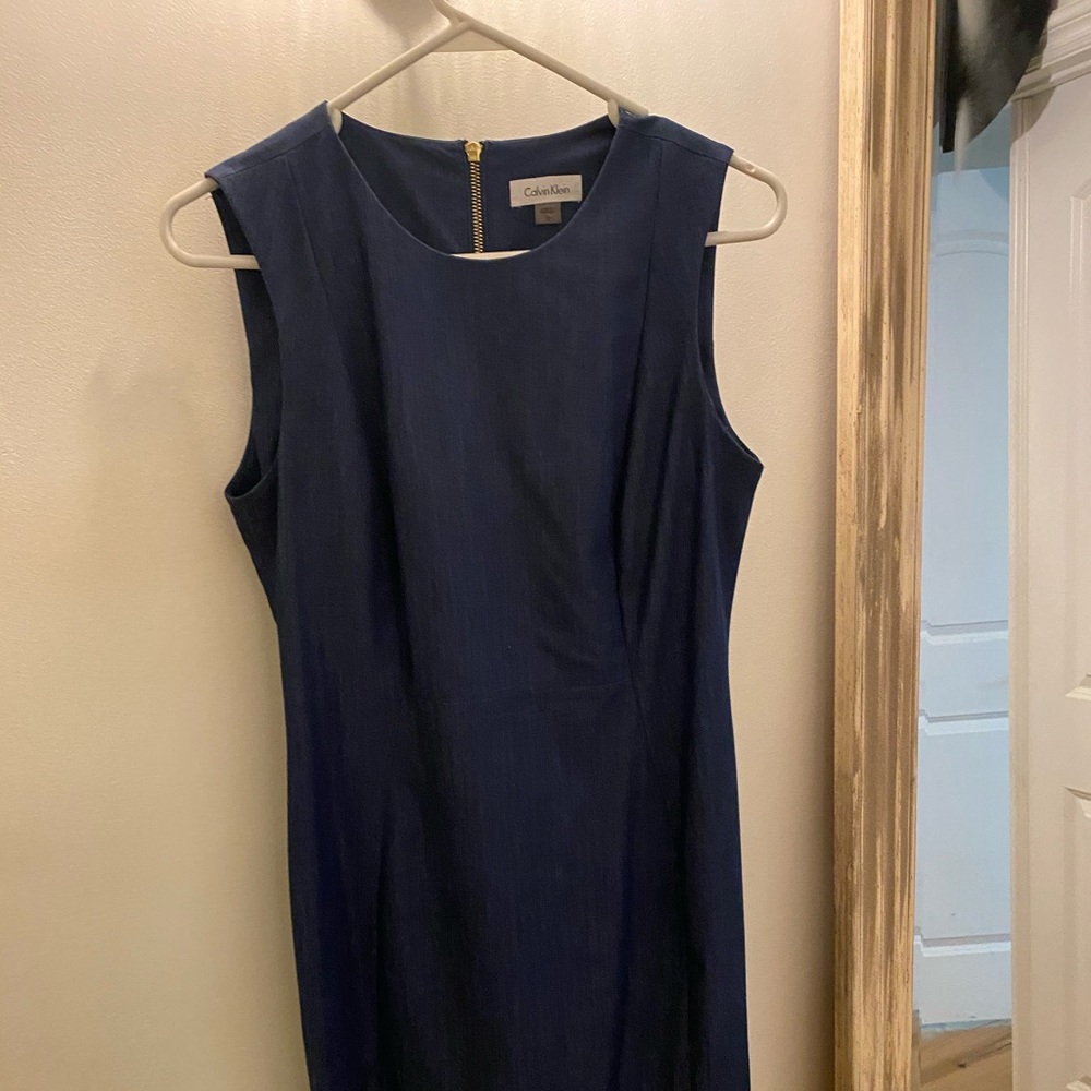Denim cotton stretch dress